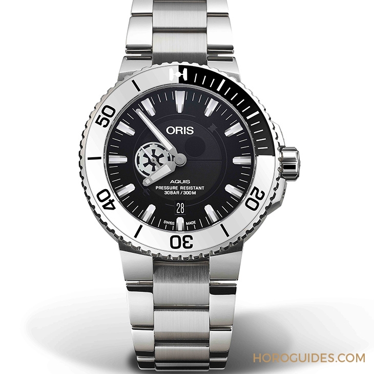 ORIS - AQUIS - 01 743 7734 4184-Set MB - 星戰迷注意!ORIS與《星際大戰》聯名推出黑武士與風暴兵腕錶,大中華區唯一限定