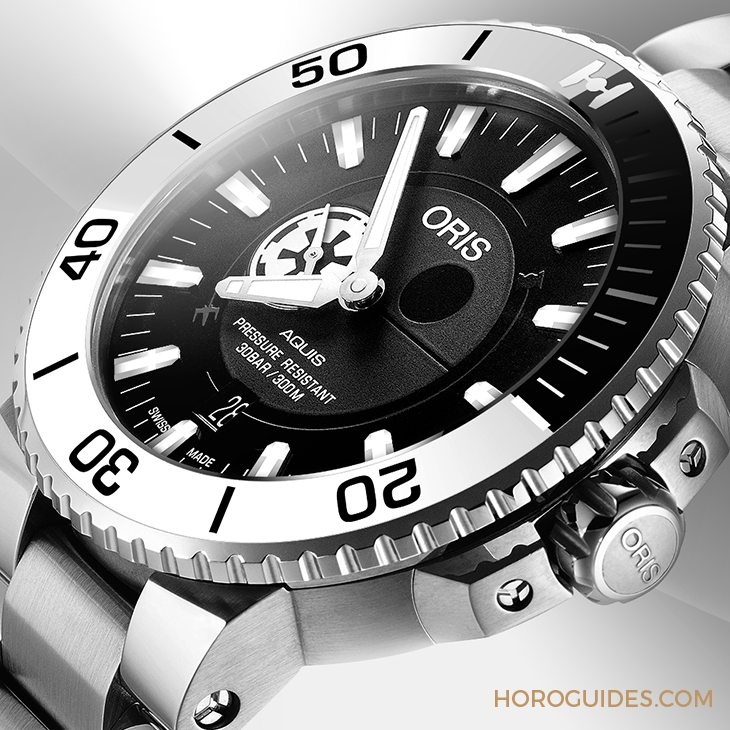 ORIS - AQUIS - 01 743 7734 4184-Set MB - 星戰迷注意!ORIS與《星際大戰》聯名推出黑武士與風暴兵腕錶,大中華區唯一限定