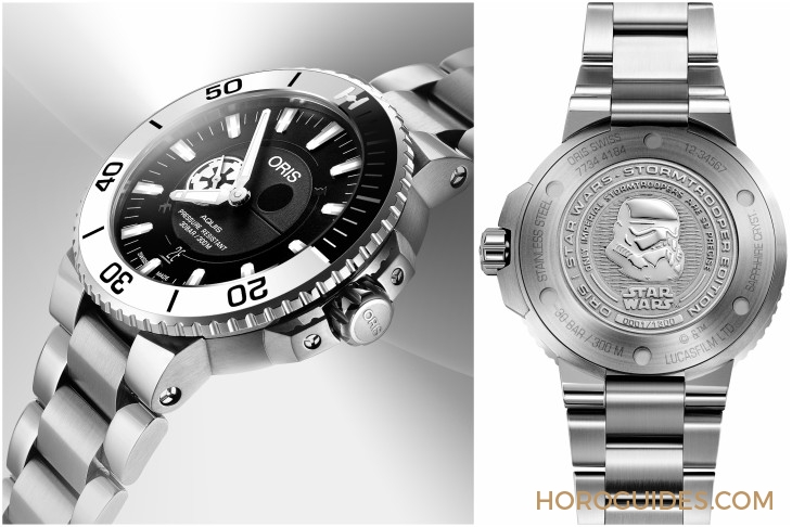ORIS - AQUIS - 01 743 7734 4184-Set MB - 星戰迷注意!ORIS與《星際大戰》聯名推出黑武士與風暴兵腕錶,大中華區唯一限定