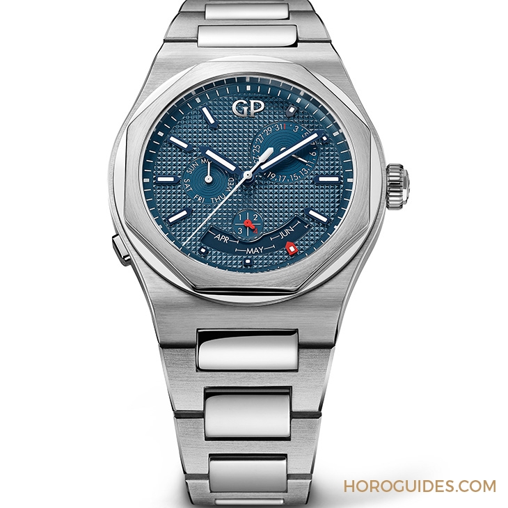GIRARD-PERREGAUX - LAUREATO - 81035-11-431-11A - Pre-SIHH 2019 芝柏表Laureato系列新成員-微笑萬年曆