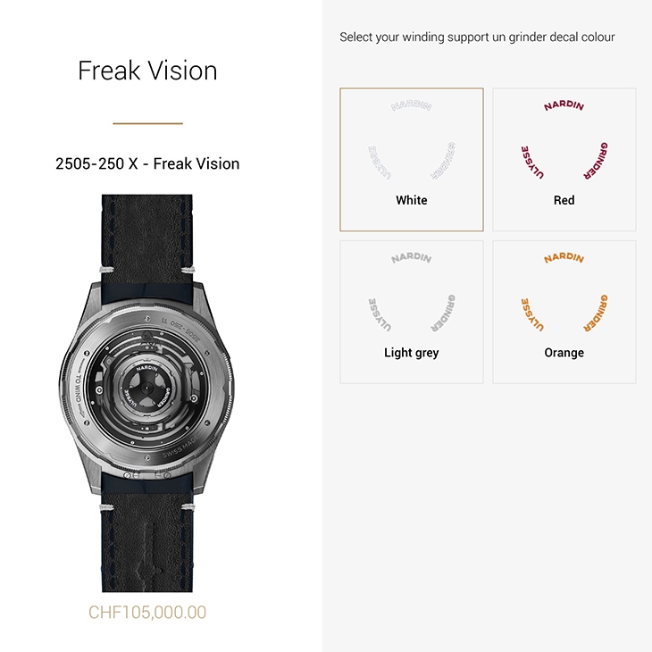 ULYSSE NARDIN - FREAK - 2505-250 - Pre-SIHH 2019 雅典錶FreakIT奇想定製,22個零部件客製單一價格