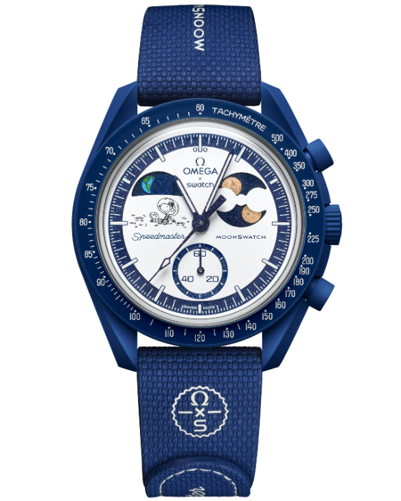 SWATCH - BIOCERAMIC - SO33N701L - 史努比再度登月!OMEGA x Swatch全新Snoopy MoonSwatch,滿月當天限時開賣