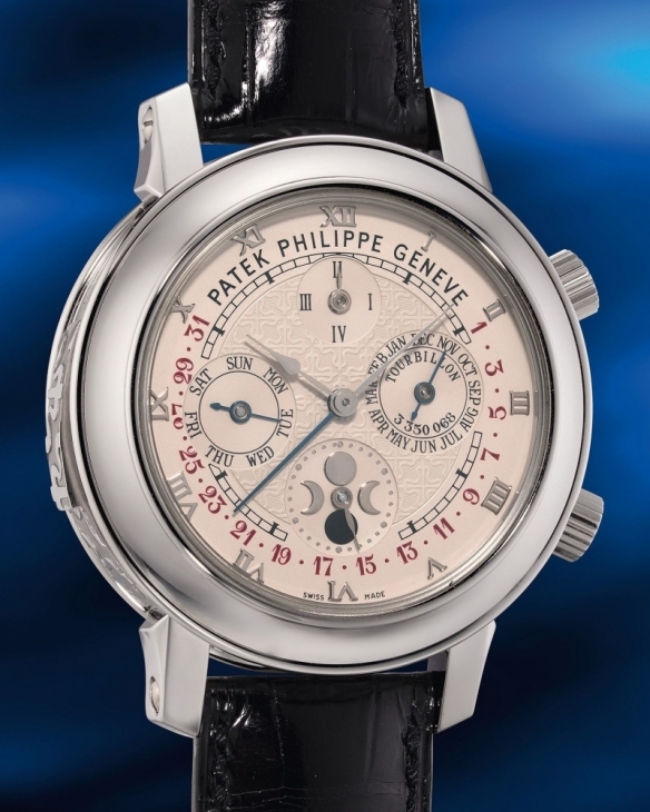 PATEK PHILIPPE - CALATRAVA - 6196P-001 - 百達翡麗領軍!Phillips富藝斯香港拍場刷新亞洲新紀錄