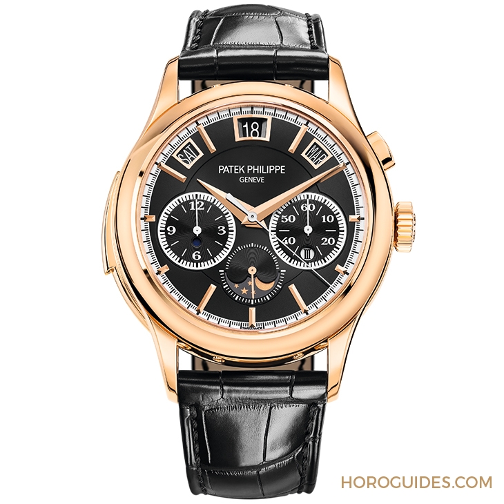 PATEK PHILIPPE - GRAND COMPLICATIONS - 5208R-001 - PP三問計時萬年曆複雜腕錶,玫瑰金黑面新作Ref.5208R-001