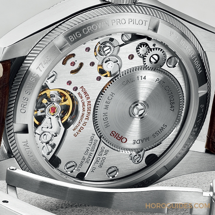 ORIS - BIG CROWN - 01 114 7746 4164-Set 1 22 72FC - ORIS穿越雲霄之境,十日長動能Big Crown ProPilot Calibre 114