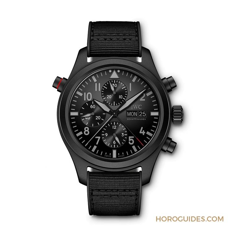 IWC - PILOT - IW371815 - [SIHH 2019] IWC TOP GUN追針計時新作，瓷化鈦金屬Ceratanium®耐刮更輕盈