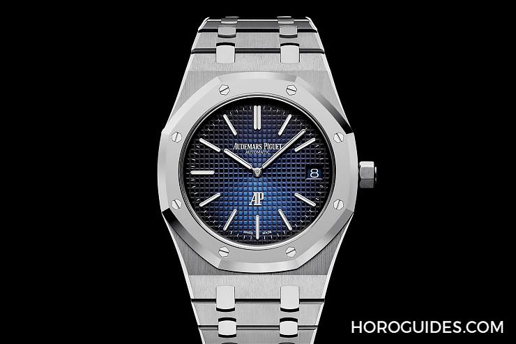 AUDEMARS PIGUET - 首見綠色煙燻面! AP 發表皇家橡樹「JUMBO」超薄鉑金腕錶Ref. 15202