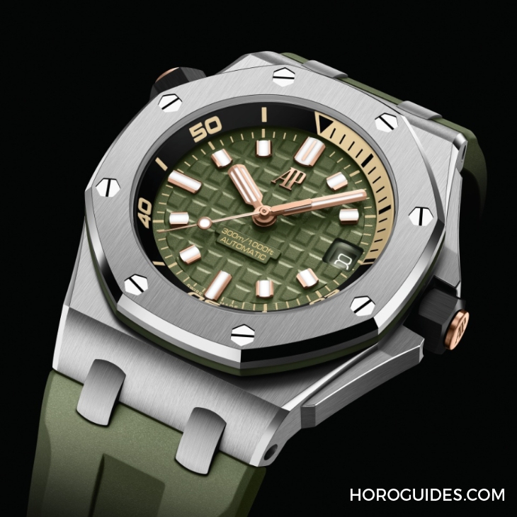 AUDEMARS PIGUET - 時尚新色、快拆錶帶！AP全新皇家橡樹離岸型ROO Diver