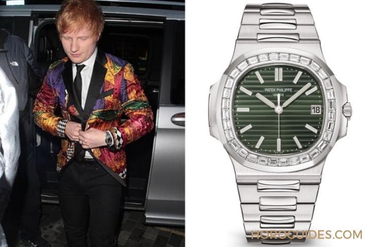 PATEK PHILIPPE - NAUTILUS - 5711/1300A-001 - [名人錶盒] 最愛錶的小鮮肉Ed Sheeran，還有什麼頂級錶沒SHOW？