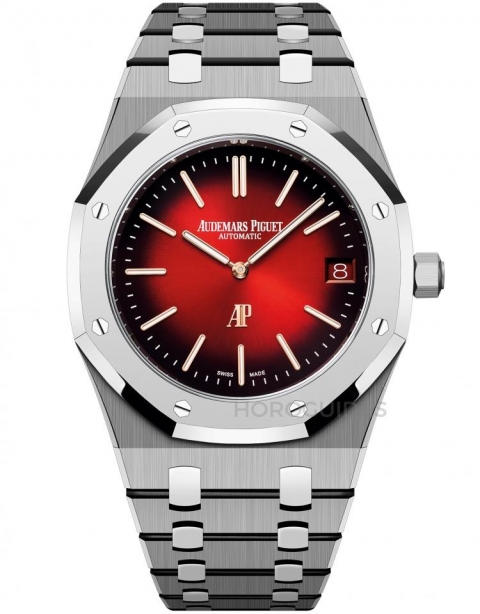 AUDEMARS PIGUET - ROYAL OAK - 16202XT.OO.1240XT.01 - 紅紅火火過新年 | 紅色錶盤腕錶10選