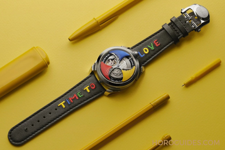 MB&F - M.A.D.EDITIONS - MAD1 X JCC - MB&F與Jean-Charles de Castelbajac共創限量版腕錶:M.A.D.1 "Time to Love"