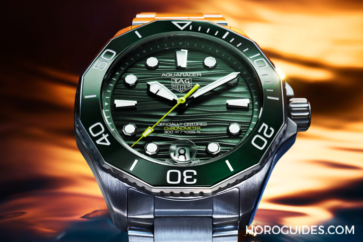 TAG HEUER - AQUARACER - WBP5115.BA0013 - 潛水猛將升級！TAG HEUER推出全新Aquaracer Professional 300日期腕錶與GMT腕錶