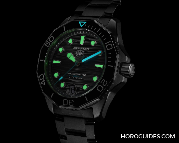 TAG HEUER - AQUARACER - WBP5115.BA0013 - 潛水猛將升級！TAG HEUER推出全新Aquaracer Professional 300日期腕錶與GMT腕錶