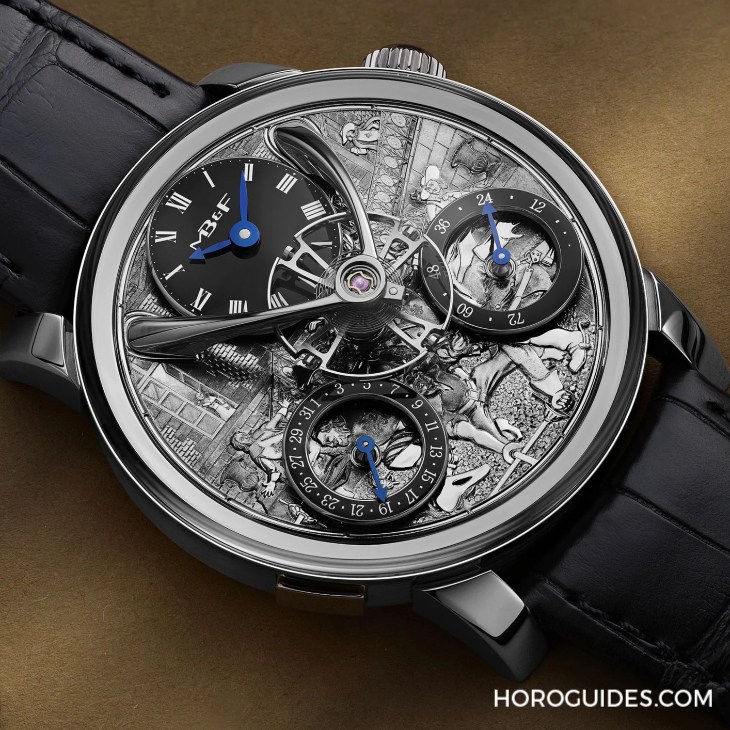 MB&F - PERFORMANCE ART - 04.RL.W5 - 以經典文學場景入作,MB&F攜手金雕大師Eddy Jaquet打造Legacy Machine Split Escapement限量版腕錶