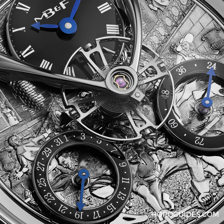 MB&F - PERFORMANCE ART - 04.RL.W5 - 以經典文學場景入作,MB&F攜手金雕大師Eddy Jaquet打造Legacy Machine Split Escapement限量版腕錶