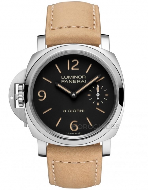 PANERAI - LUMINOR - PAM01655 - PANERAI 經典左冠再現：Luminor Destro Otto Giorni PAM01655 全新登場