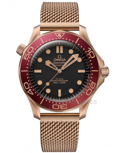 OMEGA - SEAMASTER - 210.90.42.20.01.003 - 全新OMEGA Seamaster Diver 300M酒紅圈,復古青銅金質感再升級