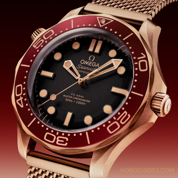 OMEGA - SEAMASTER - 210.90.42.20.01.003 - 全新OMEGA Seamaster Diver 300M酒紅圈,復古青銅金質感再升級