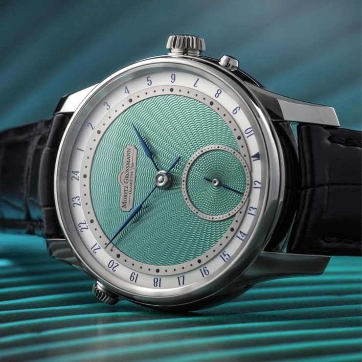 MORITZ GROSSMANN - BENU - MG-003892 - 德國製錶之美再進化:Moritz Grossmann GMT Guilloche 腕錶演繹跨時區優雅生活