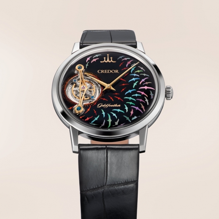 CREDOR - Goldfeather - GBCF999 - CREDOR珍稀之作:Goldfeather Tourbillon限量登場,詩意工藝凝結日本製錶美學