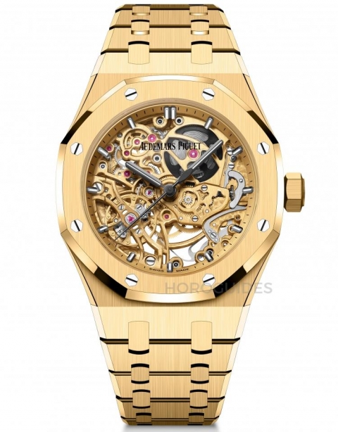 AUDEMARS PIGUET - ROYAL OAK - 15467BA.OO.1256BA.01 - AP愛彼的同色系機械美學：Royal Oak皇家橡樹熱門鏤空款式新作登場