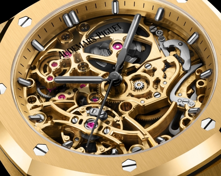 AUDEMARS PIGUET - ROYAL OAK - 15467BA.OO.1256BA.01 - AP愛彼的同色系機械美學：Royal Oak皇家橡樹熱門鏤空款式新作登場