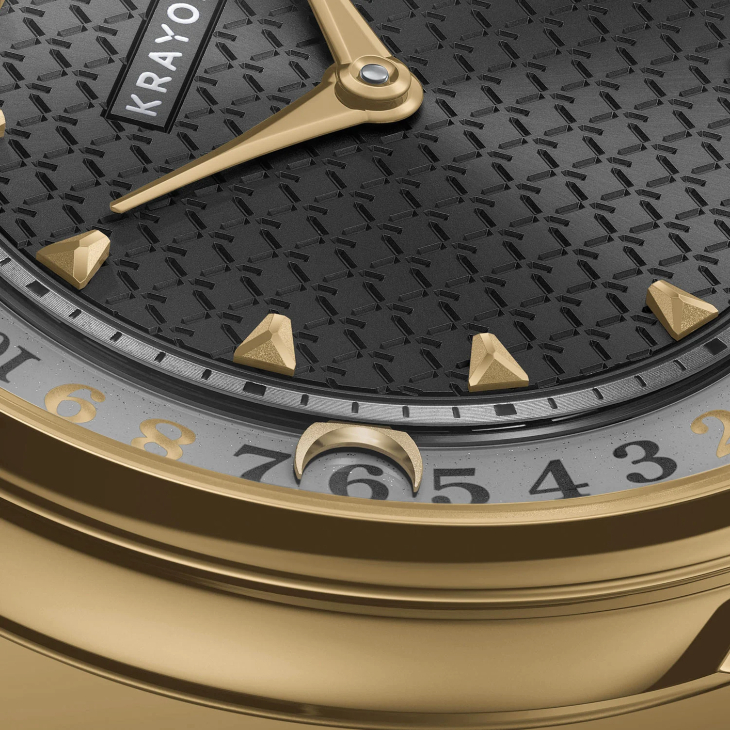 KRAYON - Krayon Anyday 換上 18K 玫瑰金新裝，為獨特的月曆結構增添溫潤層次