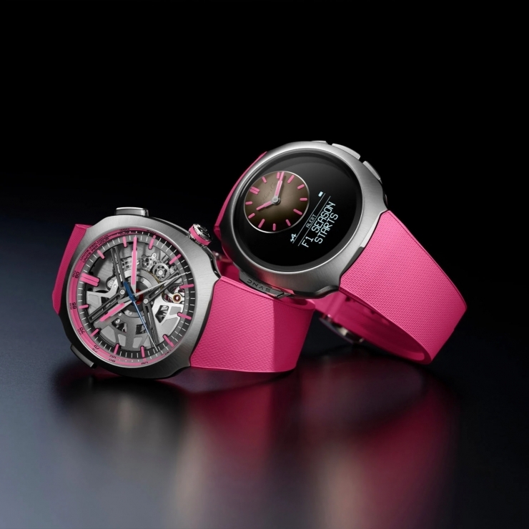 H. MOSER & CIE - STREAMLINER - 6700-1201 - 粉紅風暴來襲！亨利慕時攜手Alpine車隊推出「疾速者」粉紅特別版套裝