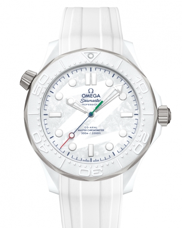 OMEGA - SEAMASTER - 522.92.44.20.04.001 - 純白極致的冰雪美學！歐米茄推出海馬潛水300米「Milano Cortina 2026」帕運特別版