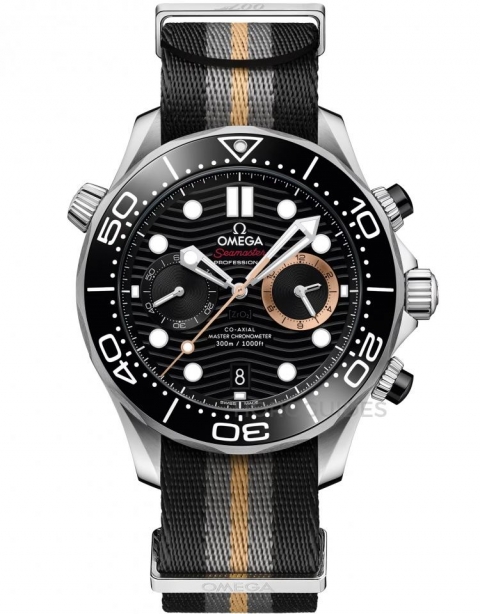 OMEGA - SEAMASTER - 210.32.44.51.01.002 - 007首款海馬計時碼錶誕生！歐米茄海馬潛水300米《007：黎明曙光》計時腕錶