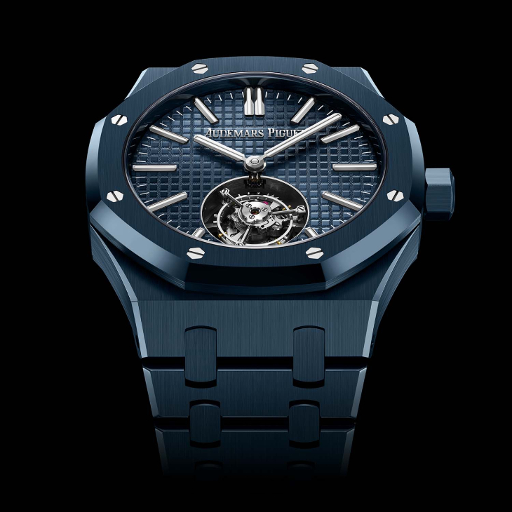 AUDEMARS PIGUET - ROYAL OAK - 26730CD.OO.1225CD.01 - AP愛彼Royal Oak皇家橡樹系列「雲夜藍50」全陶瓷飛行陀飛輪登場