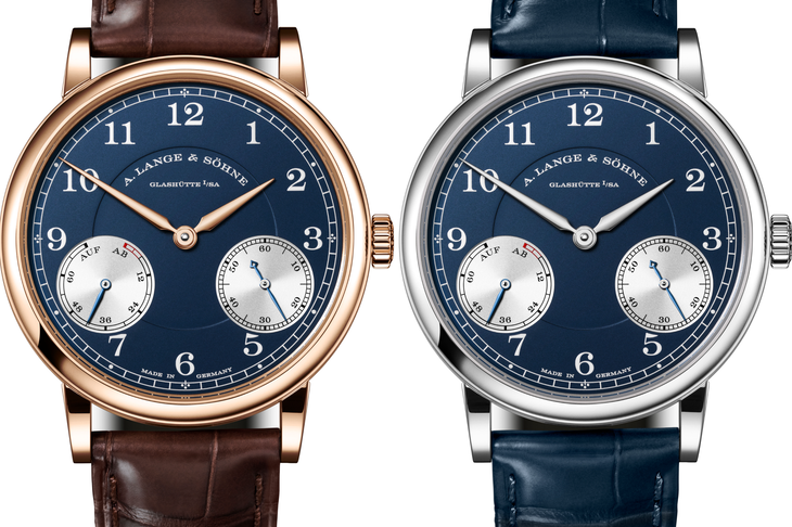 A. LANGE & SÖHNE - 1815 - 244.037 - 朗格1815 UP/DOWN限量版,37.5mm藍色熊貓面更對味