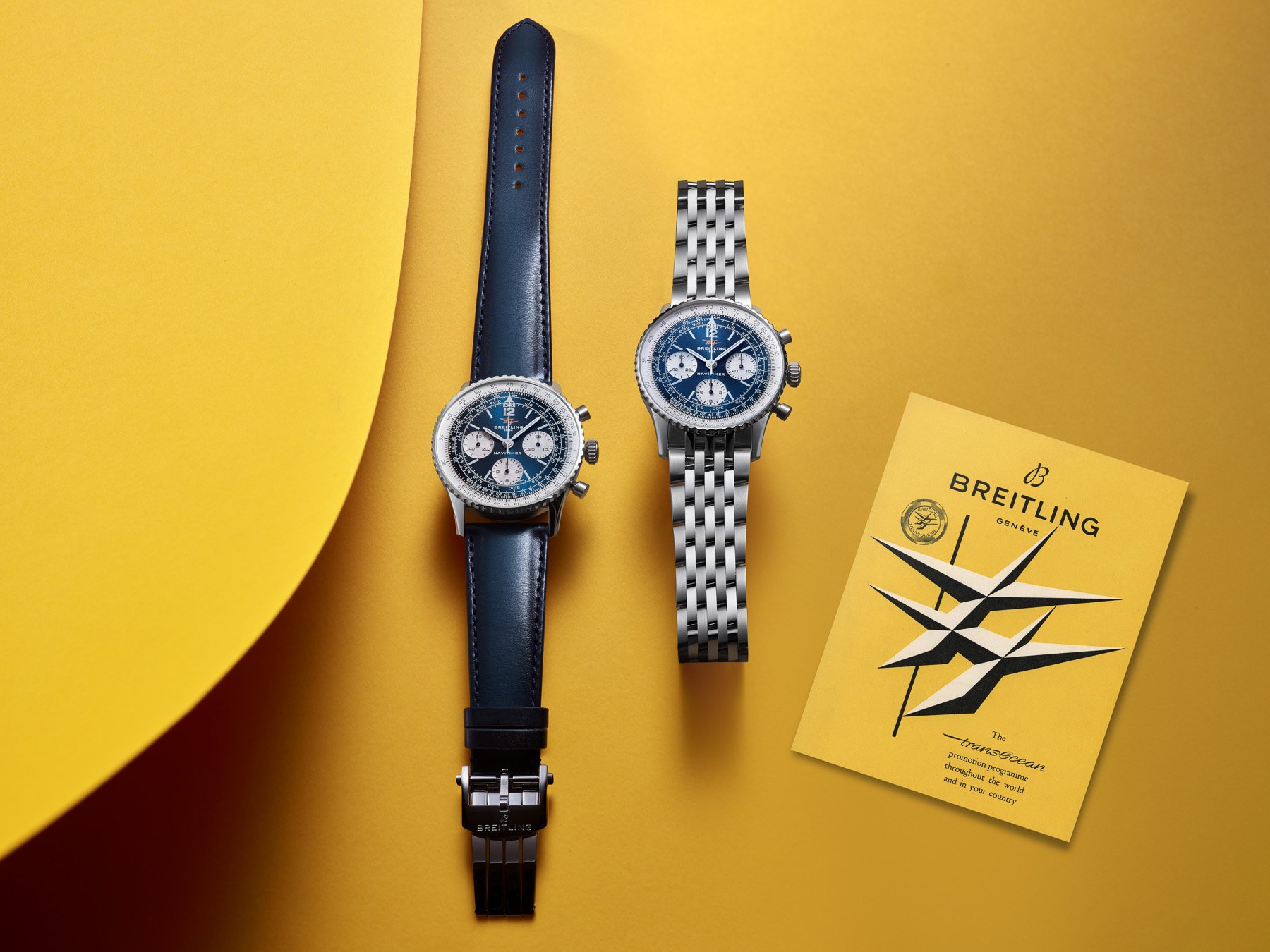 BREITLING - NAVITIMER - 百年靈 Navitimer 手動計時腕錶正式納入常規系列,重現1960年代經典設計