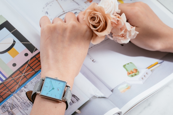 NOMOS - TETRA - 494 - 好想咬一口的馬卡龍色 NOMOS Tetra Petit Four