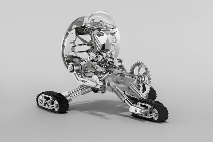 MB&F - CO-CREATIONS - 76.6001/101 - 當夢工廠遇上夢工廠 MB&F的Grant機器人座鐘狂想曲