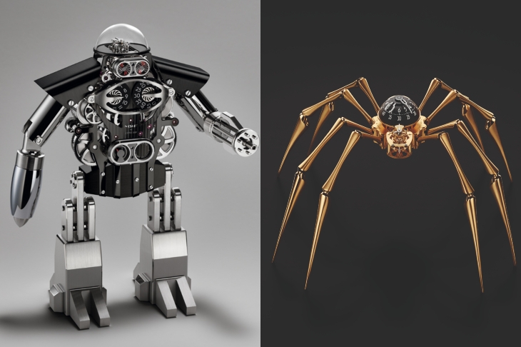 MB&F - CO-CREATIONS - 76.6001/101 - 當夢工廠遇上夢工廠 MB&F的Grant機器人座鐘狂想曲