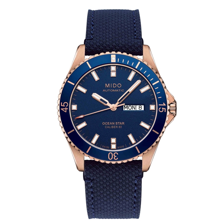 MIDO - OCEAN STAR - M026.430.36.041.00 - 兼備性能外型的藍面新秀！MIDO海洋之星領航80小時腕錶