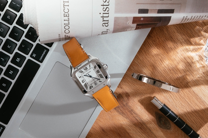 CARTIER - SANTOS DE CARITER - W2SA0006 - 男友風當道 Santos男錶女戴的風格語法