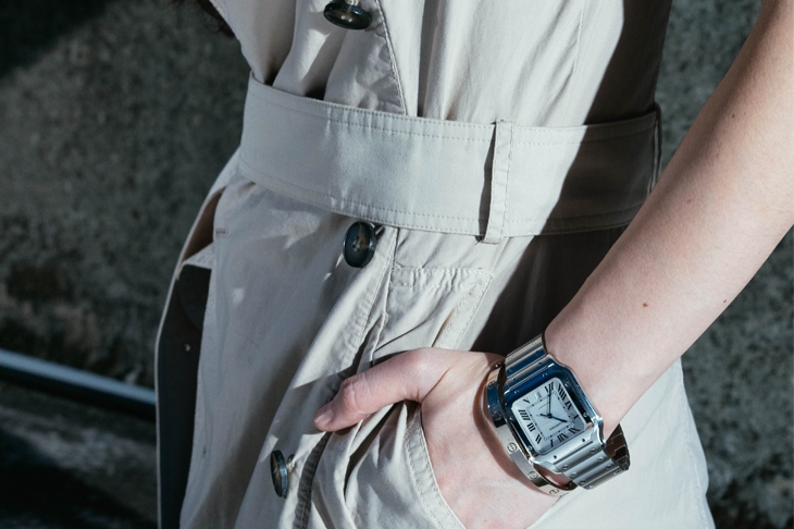 CARTIER - SANTOS DE CARITER - W2SA0006 - 男友風當道 Santos男錶女戴的風格語法