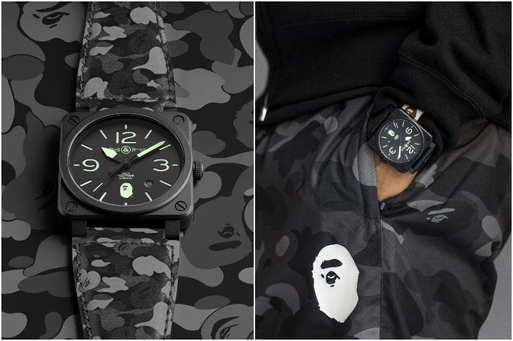 BELL & ROSS - INSTRUMENTS - BR0392-BAPE-GN-CE - 史上最迷彩的雙品牌聯名!BELL & ROSS與BAPE首度跨界合作