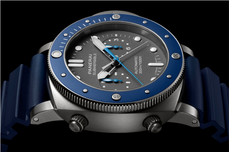 PANERAI - LUMINOR 1950 - PAM00982 - Pre-SIHH 2019 破天荒的藍色陶瓷圈現身！沛納海攜手自由潛水好手Guillaume Néry聯名款