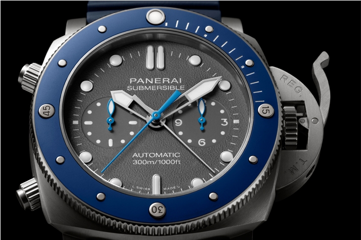 PANERAI - LUMINOR 1950 - PAM00982 - Pre-SIHH 2019 破天荒的藍色陶瓷圈現身！沛納海攜手自由潛水好手Guillaume Néry聯名款