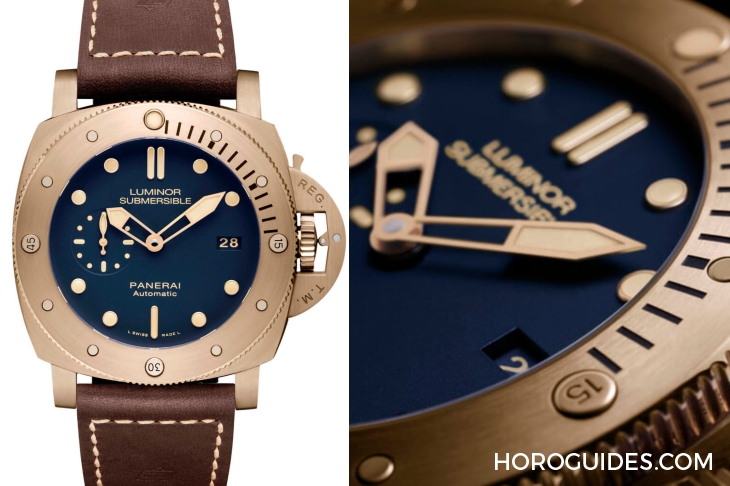 PANERAI - SUBMERSIBLE - PAM00968 - 沒有退燒這回事!沛納海青銅錶首度搭載陶瓷圈現身