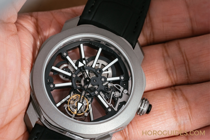 BVLGARI - OCTO - 103032 - 零死角透視！寶格麗水晶陀飛輪輕巧舒適的極佳上手感