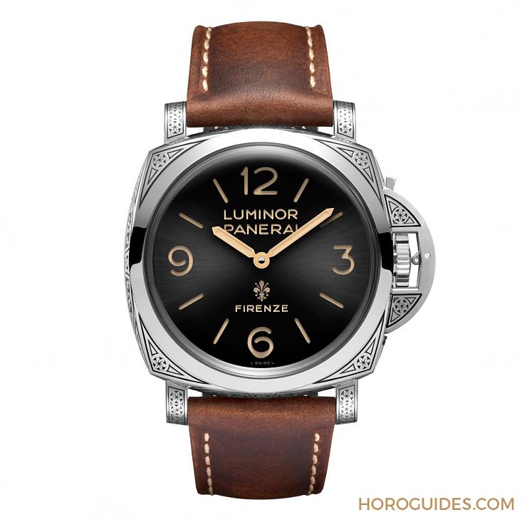 OFFICINE PANERAI - 小沛的工藝之作,雕刻大師操刀的LUMINOR 1950 FIRENZE 佛羅倫斯專賣店限定錶款