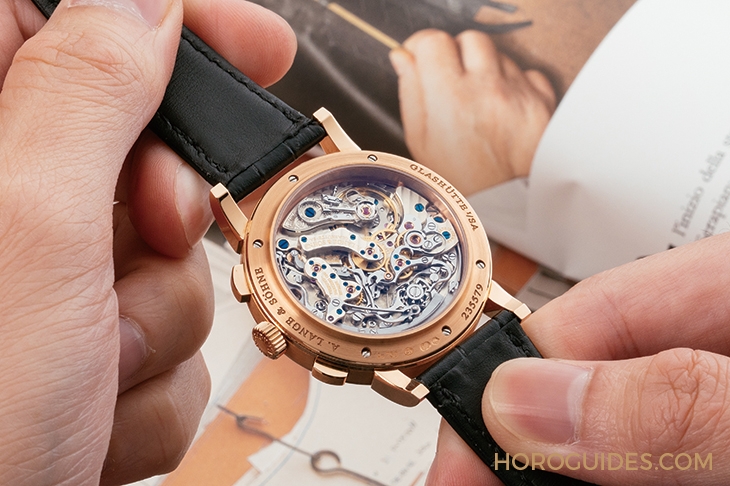 A. LANGE & SÖHNE - 一等一的拋磨倒角處理,讓藏家折服的朗格計時之作