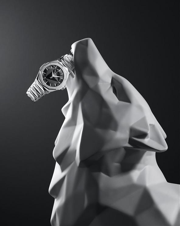 HUBLOT - CLASSIC FUSION - 550.NS.2200.NS.ORL22 - 聚焦立體鍊帶 打造多重鏡面光 HUBLOT經典融合系列Orlinski鍊帶錶