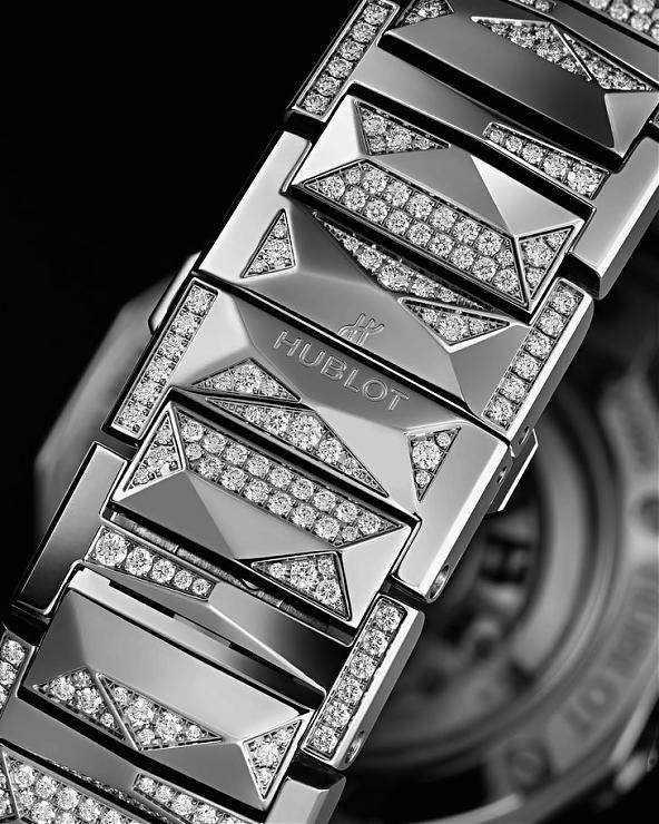 HUBLOT - CLASSIC FUSION - 550.NS.2200.NS.ORL22 - 聚焦立體鍊帶 打造多重鏡面光 HUBLOT經典融合系列Orlinski鍊帶錶