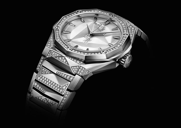 HUBLOT - 聚焦立體鍊帶 打造多重鏡面光 HUBLOT經典融合系列Orlinski鍊帶錶