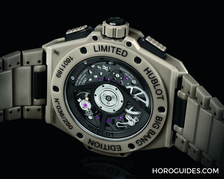 HUBLOT - BIG BANG - 451.CZ.4620.CZ - 穿出正裝清爽感 HUBLOT Big Bang Integrated彩色陶瓷鍊帶計時碼錶